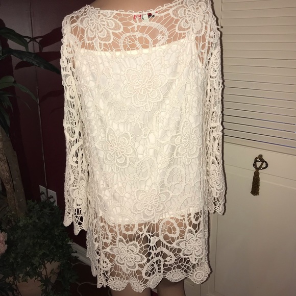 NWOT❣️ Vivid Importers Crochet Blouse - Picture 2 of 5